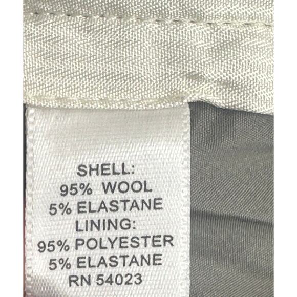 Banana Republic The Logan Fit Trousers Gray Classic Professional Business 6 - Picture 4 of 9